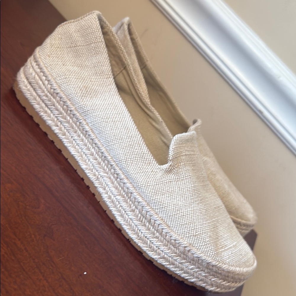 Esprit Cream Slip-on Espadrilles for Women
